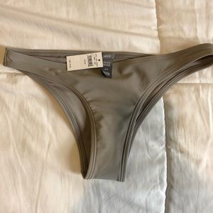 XS Grey cheeky Aerie Swim Bottom